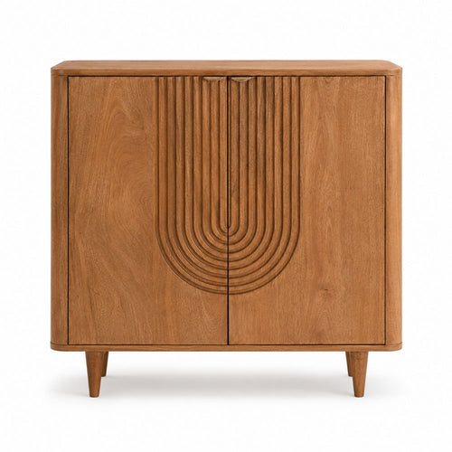Aviso Mango Wood Cabinet | Honey