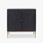 Brio Mango Wood Cabinet | Charcoal