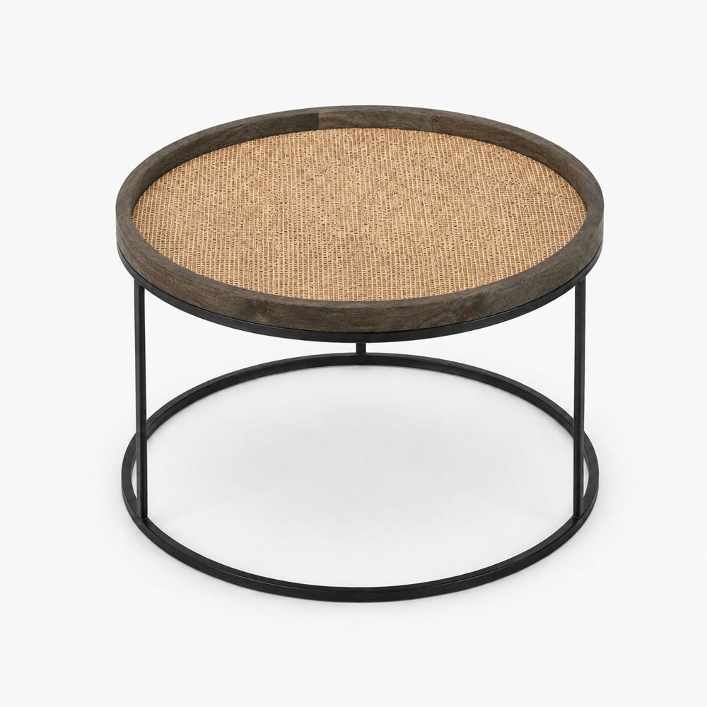 Paxton Mango Wood Coffee Table | Walnut