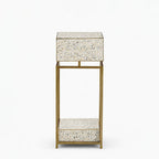 Ford Iron Side Table | Terrazzo