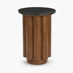 Dean Marble Side Table | Honey