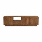 Lux Mango Wood Media Unit | Brown