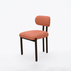 Oria Polyester Dining Chair | Orange