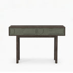 Moss Mango Wood Console | Walnut