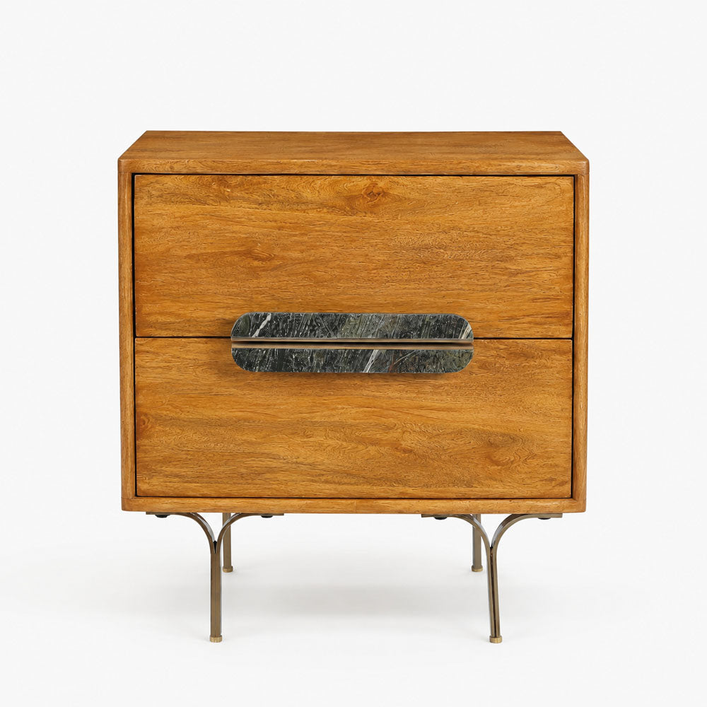 Belmont Mango Wood Bedside Table | Honey