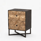Colin Mango Wood Bedside Table | Brown
