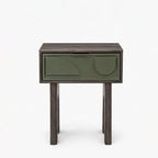 Moss Mango Wood Bedside Table | Walnut