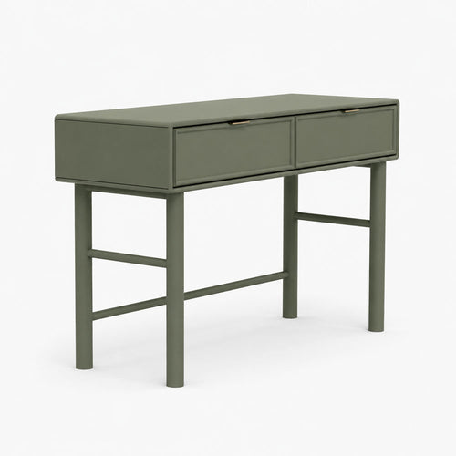 Aurelia Mango Wood Console Table | Green | Light Wood