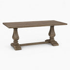 Alaric Mango Wood Dining Table | Walnut