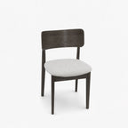 Naomi Polyester Dining Chair | Walnut