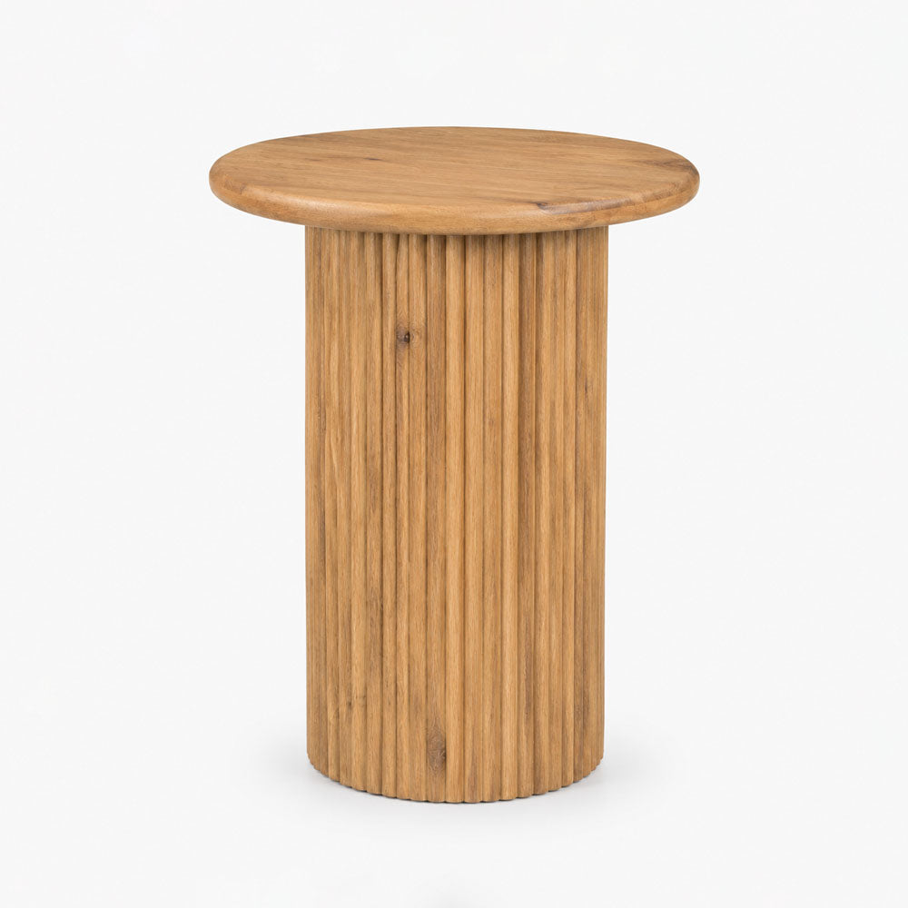 Cedric Mango Wood Side Table | Honey