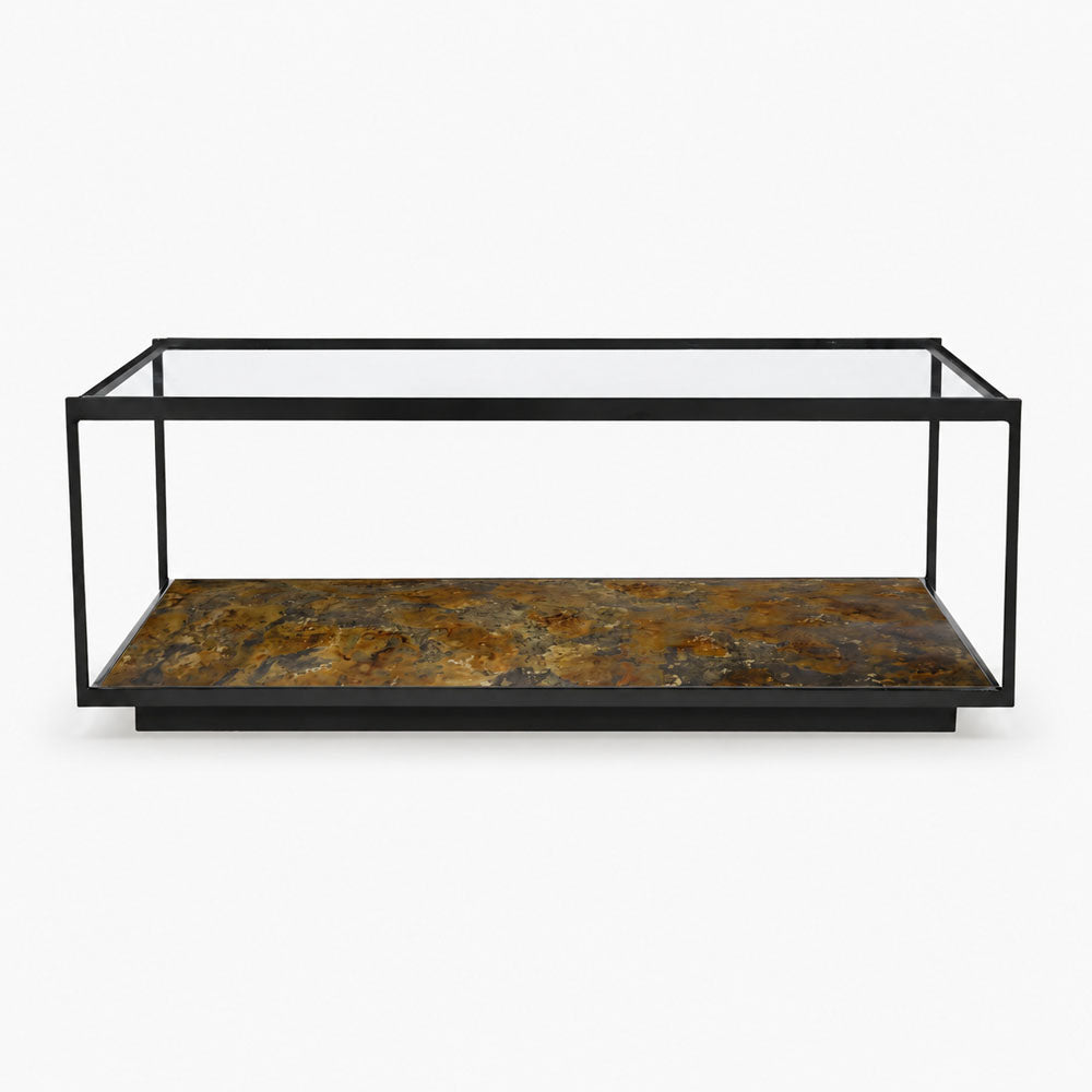 Luna Iron Coffee Table | Gold