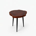 Mason Acacia Wood Side Table | Small | Red