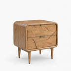 Merit Mango Wood Bedside Table | Natural