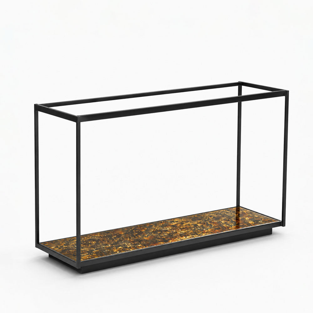 Luna Iron Console Table | Gold
