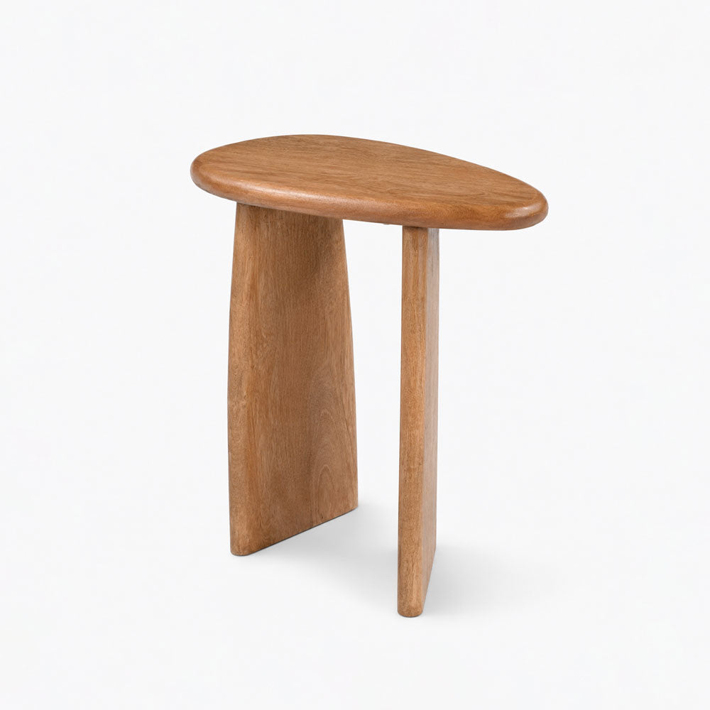 Cael Mango Wood Side Table | Honey