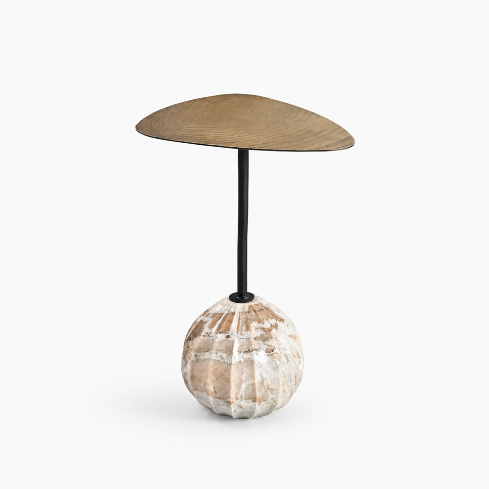 Zion Marble Side Table | Set | White
