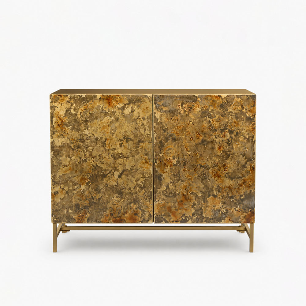 Luna Iron Cabinet | Gold | Door Iron Cabinet