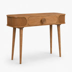 Sisal Mango Wood Console Table | Honey