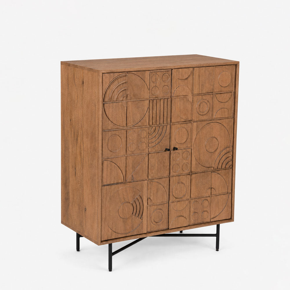 Stellan Mango Wood Cabinet | Natural