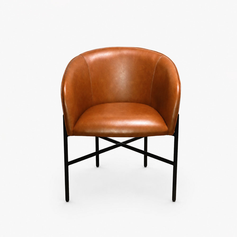 Weston Polyester Dining Chair | Tan