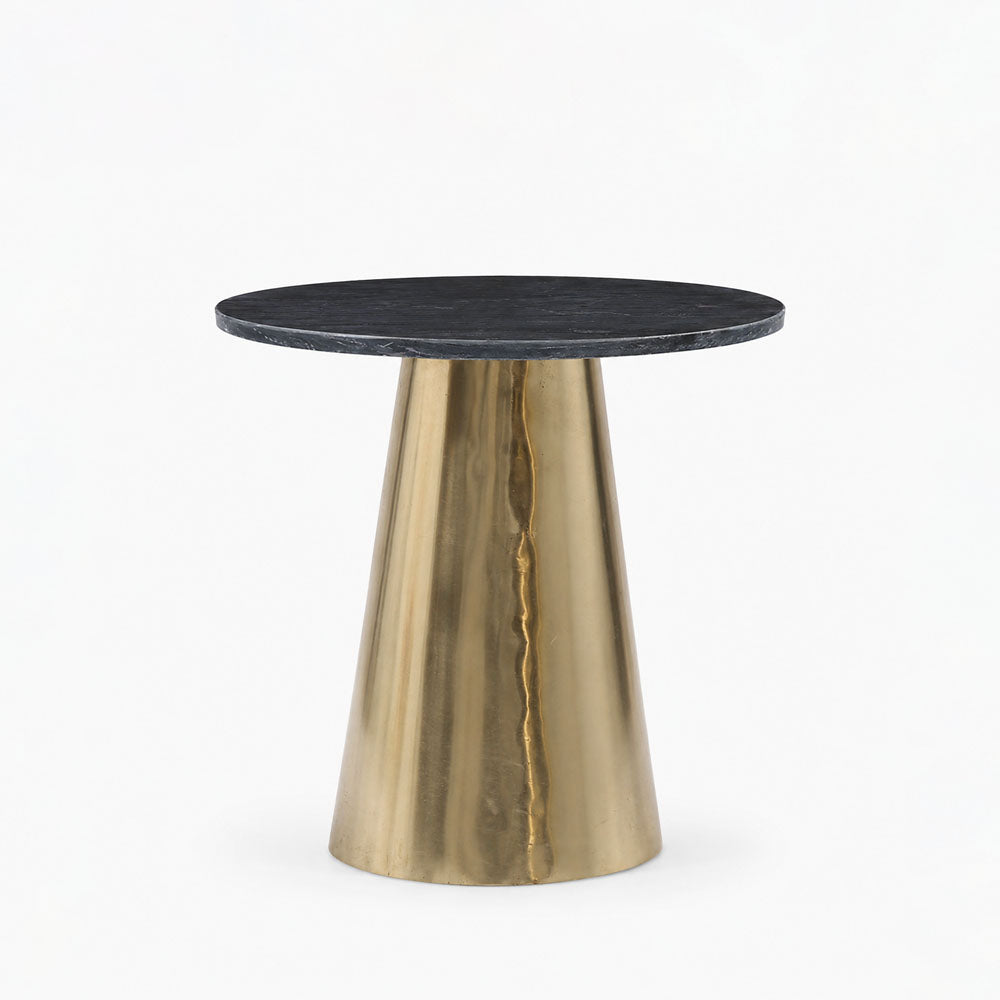 Savannah Marble Side Table | Black