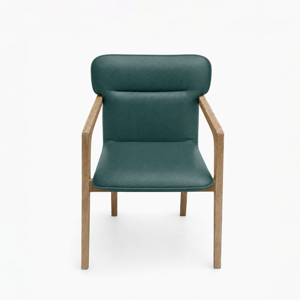 Cedar Acacia Wood Dining Chair | Teal