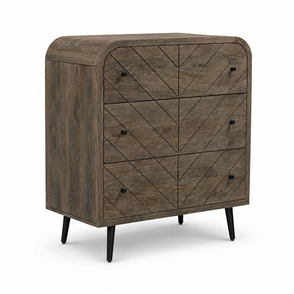 Bimini Mango Wood Wooden Chest | Walnut