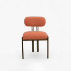 Oria Polyester Dining Chair | Orange