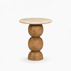 David Acacia Wood Side Table | Natural