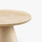 Strider Acacia Wood Coffee Table | Cream