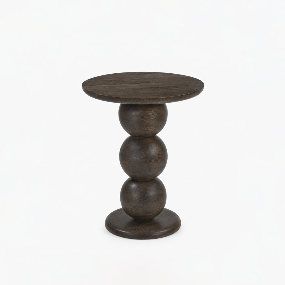 Jane Mango Wood Side Table | Walnut