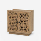 Nyla Mango Wood Cabinet | Natural