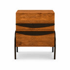 Dalton Mango Wood Bedside Table | Honey