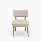 Hayes Polyester Dining Chair | Beige