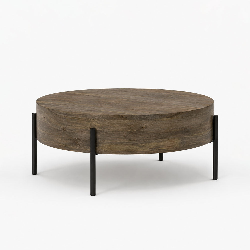 Ian Mango Wood Coffee Table | Walnut