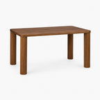 Silver Mango Wood Dining Table | Brown