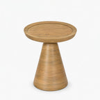 Kira Mango Wood Side Table | Natural