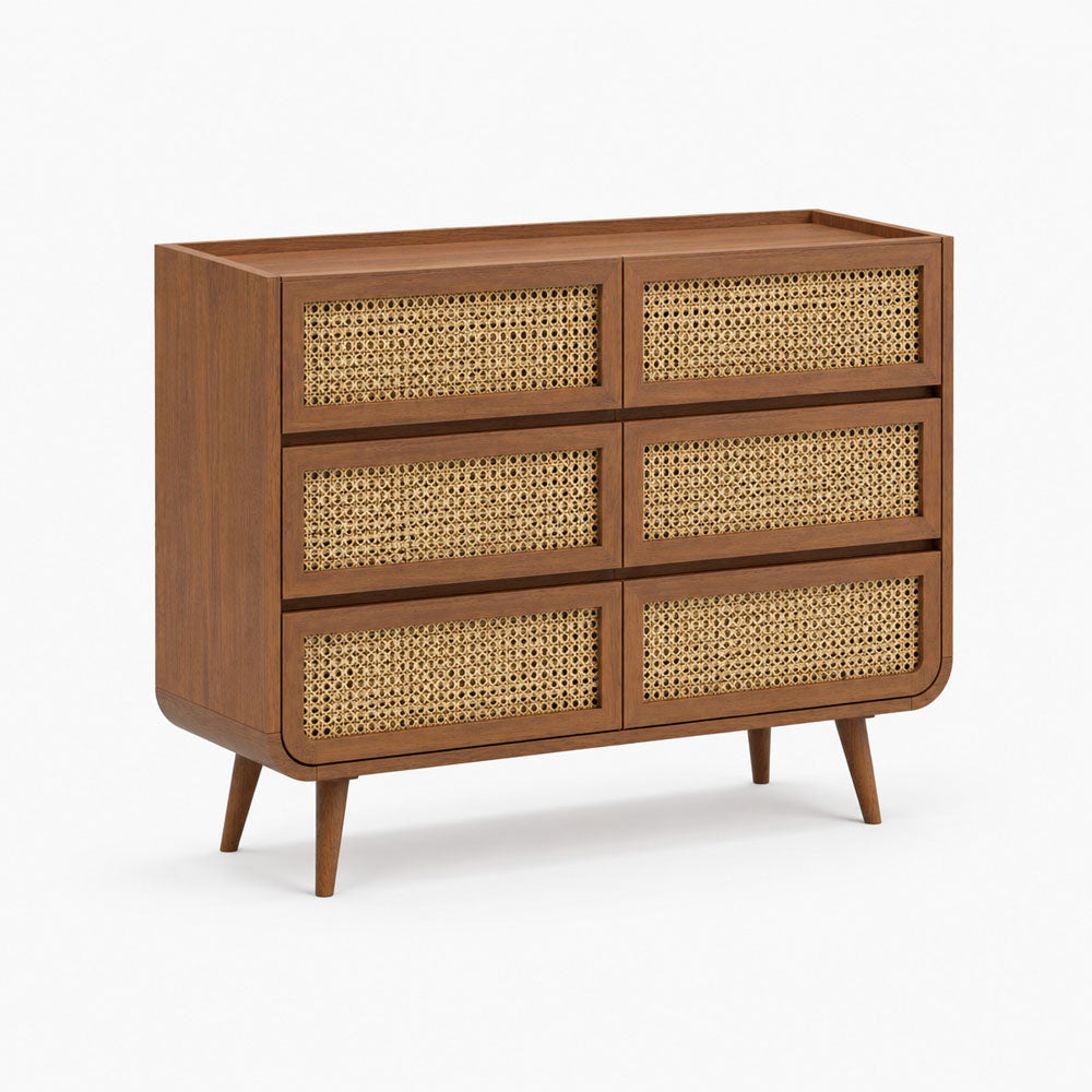 Jace Mango Wood Drawer Chest | Brown