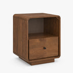 Lux Mango Wood Bedside Table | Brown