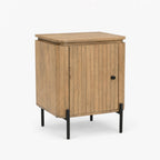 Bess Mango Wood Bedside Table | Natural