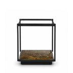 Luna Iron Side Table | Gold