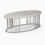 Maren Bone Inlay Coffee Table | Grey