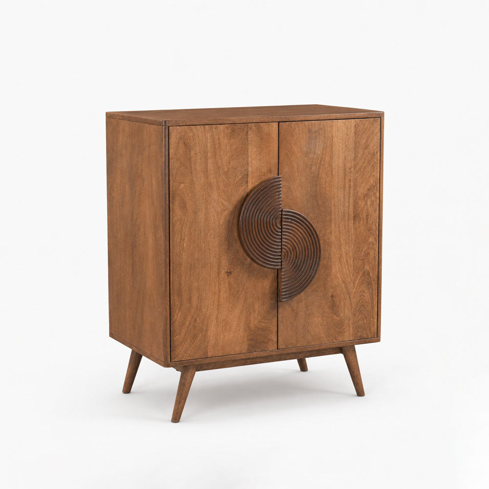 Dane Mango Wood Cabinet | Honey
