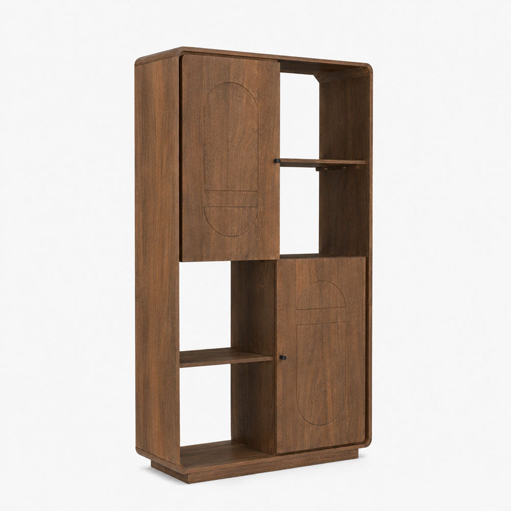 Lux Mango Wood Cabinet | Brown