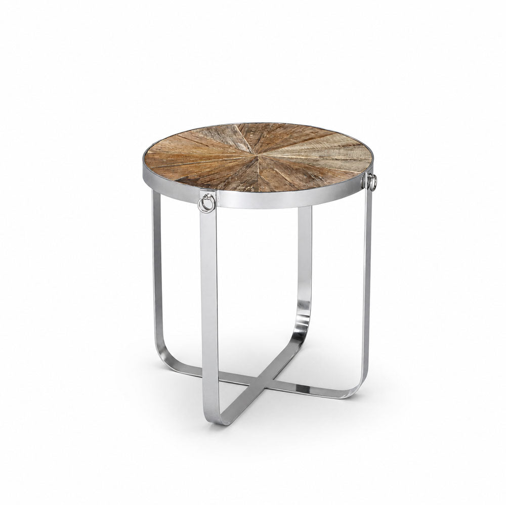 Enzo Reclaimed Wood Side Table | Natural