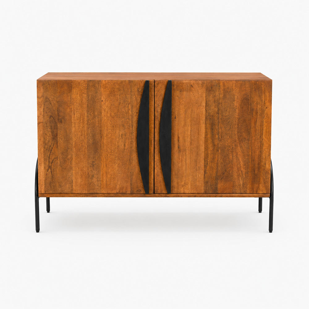 Dalton Mango Wood Cabinet | Honey