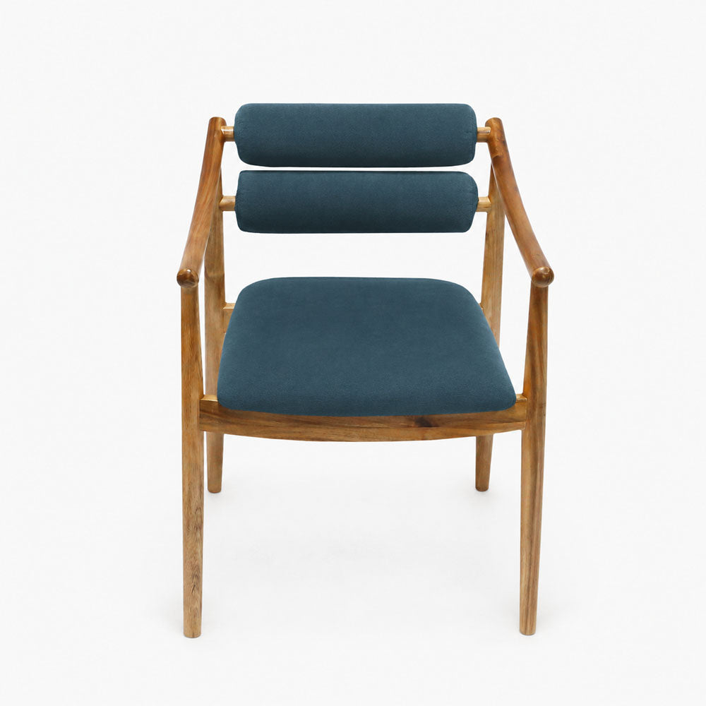 Linden Acacia Wood Dining Chair | Light Blue