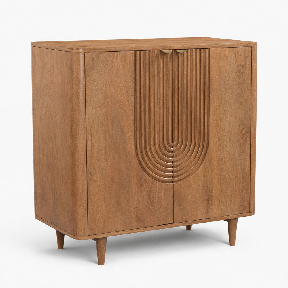 Aviso Mango Wood Cabinet | Honey