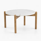 Cherie Marble Coffee Table | Natural